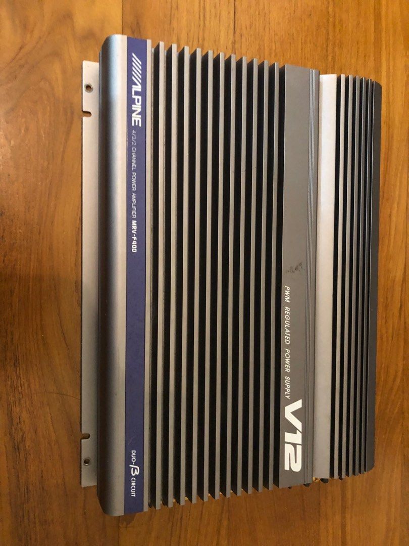 Alpine 4/3/2 Channel Power Amplifier MRVf400, Audio, Soundbars