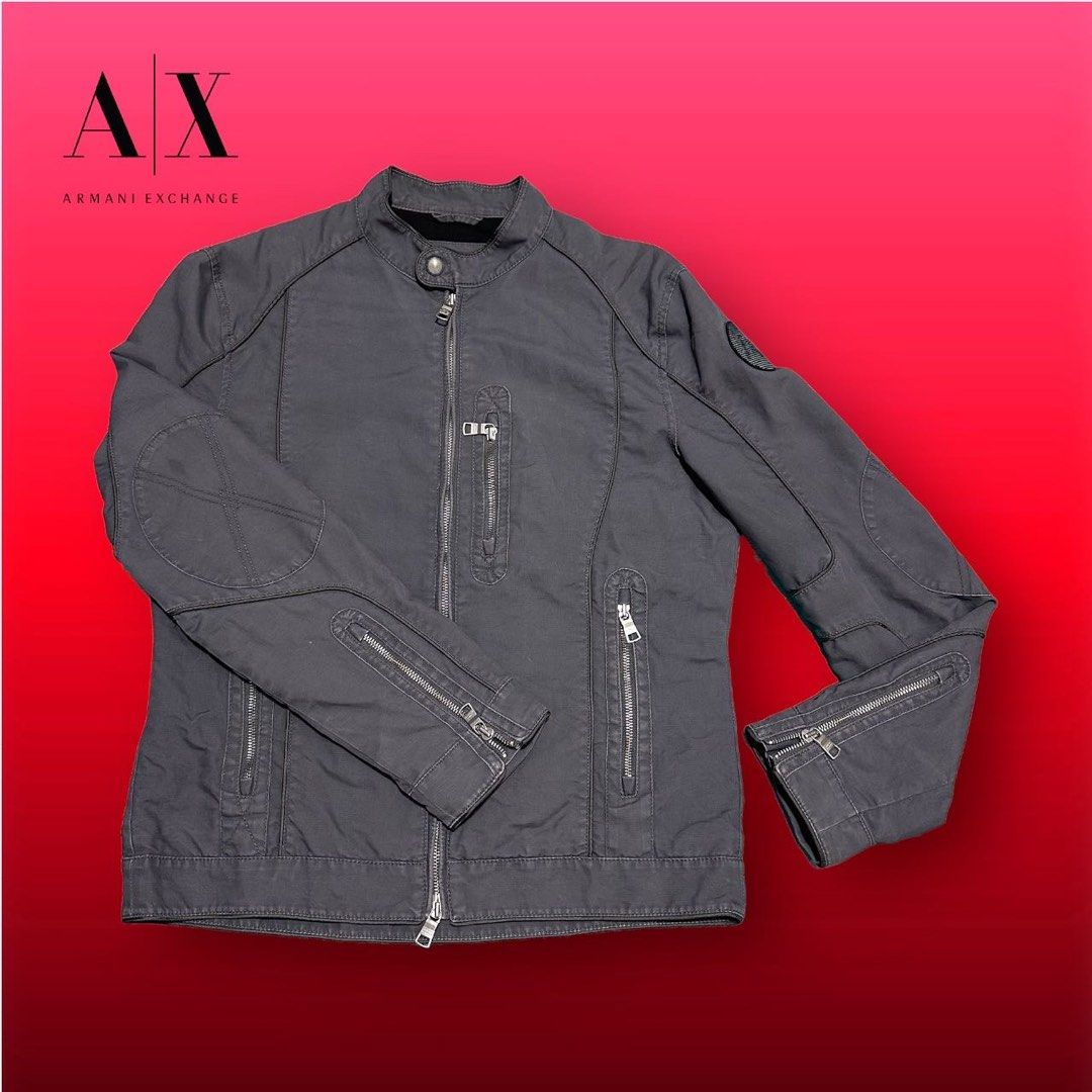 Armani exchange ax jacket, Men's Fashion, Tops & Sets, Hoodies on Carousell