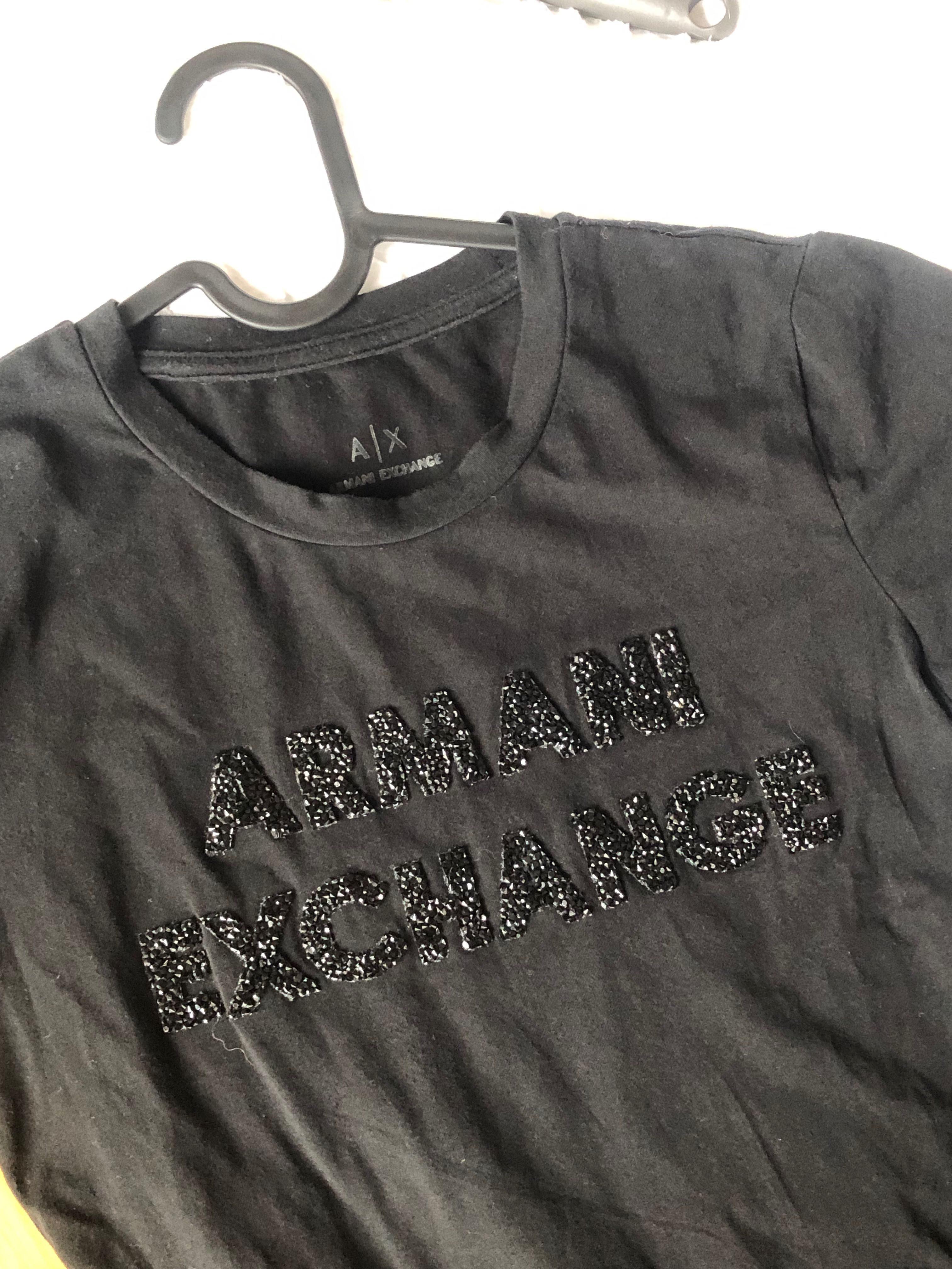 Armani Exchange T Shirt Women, Women's Fashion, Tops, Shirts on Carousell