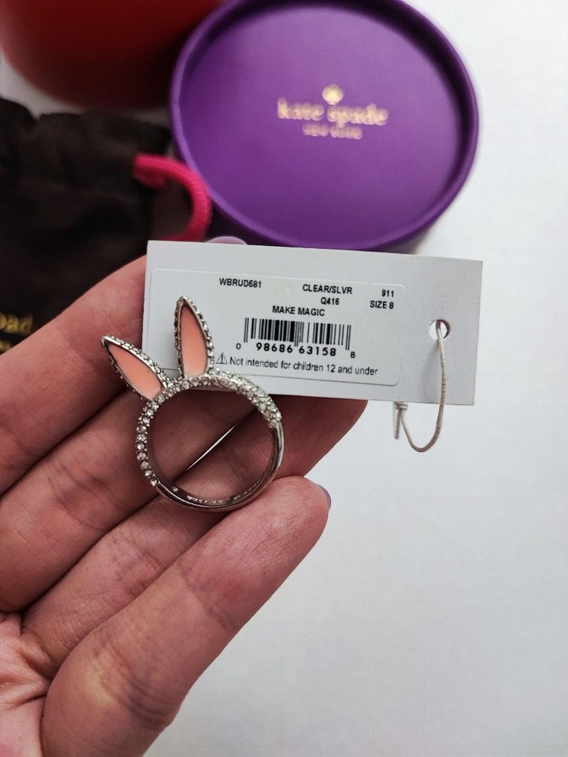 Kate spade bunny ring sale