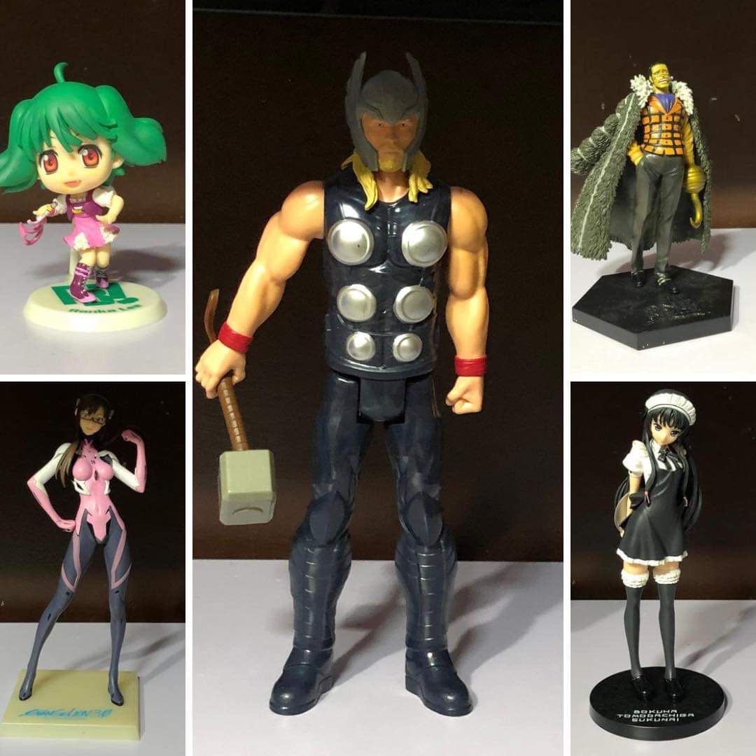 Figurines, Gundam, Kinsmart (Category: Figurines & Statues) located in Las Pinas. Submitted by iesiley (Listing ID 1202641169, Image 2). Description: These are my brother’s items. If you need details that aren’t listed below, pm me & I’ll get back to you! + handsome discount if you’re getting multiple goodies ;) ————————————————— Tony Tony Chopper Stick (crooked stick) - 100 Young Shanks (minor paint chips) - 250 Tony Tony Chopper Ace ver (paint 