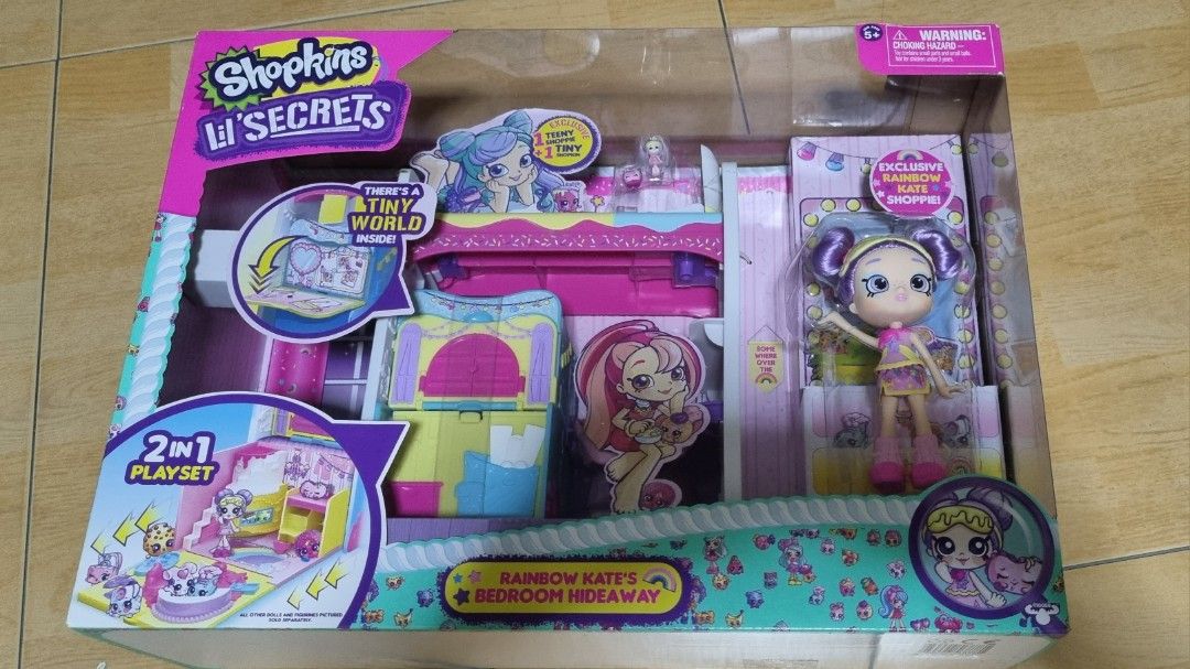 Shopkins lil secrets rainbow kate's bedroom hideaway deals