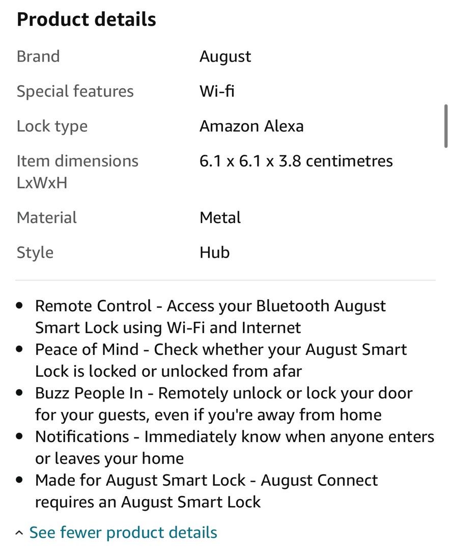 August Connect Wifi Bridge, Furniture  Home Living, Security  Locks,  Locks, Doors  Gates on Carousell