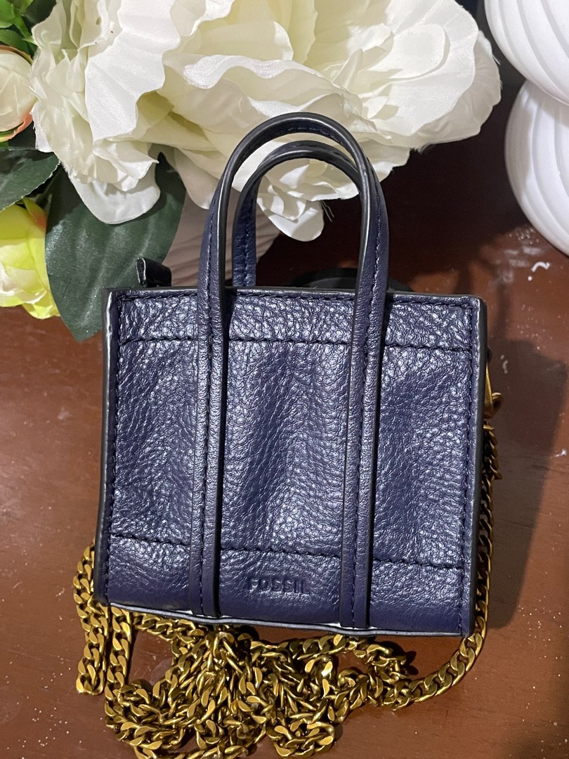 Authentic Fossil Carmen Micro Tote Sling Bag