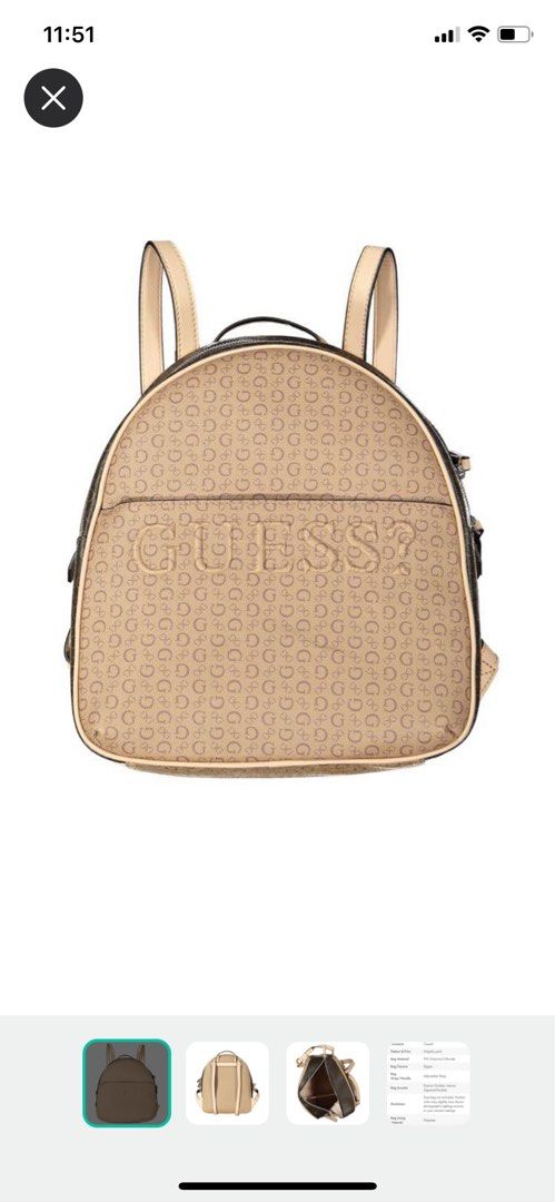 Authentic Original Guess backpack brand new Women s Fashion Bags Wallets Backpacks on Carousell