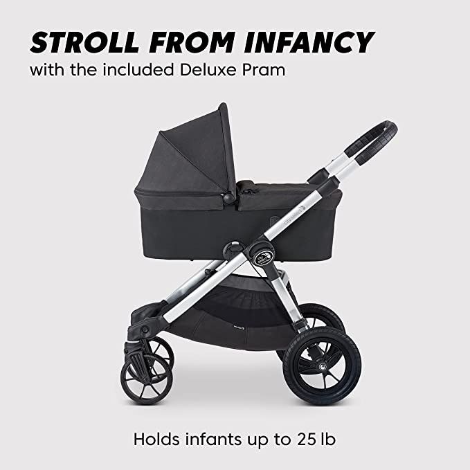 Baby Jogger City Select Stroller with Deluxe Pram Baby Stroller