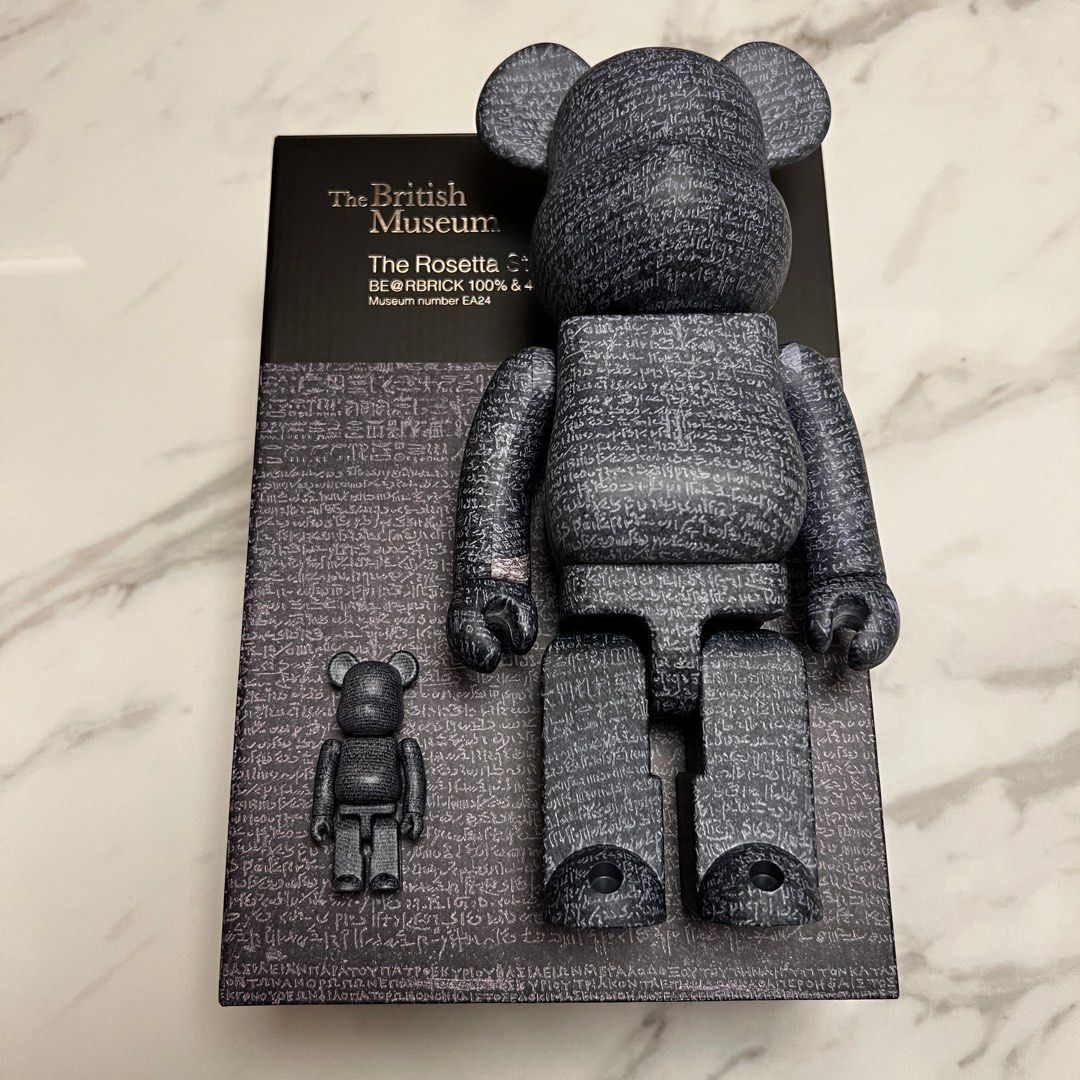 新品 未開封 The British Museum BE@RBRICK The Rosetta Stone 100