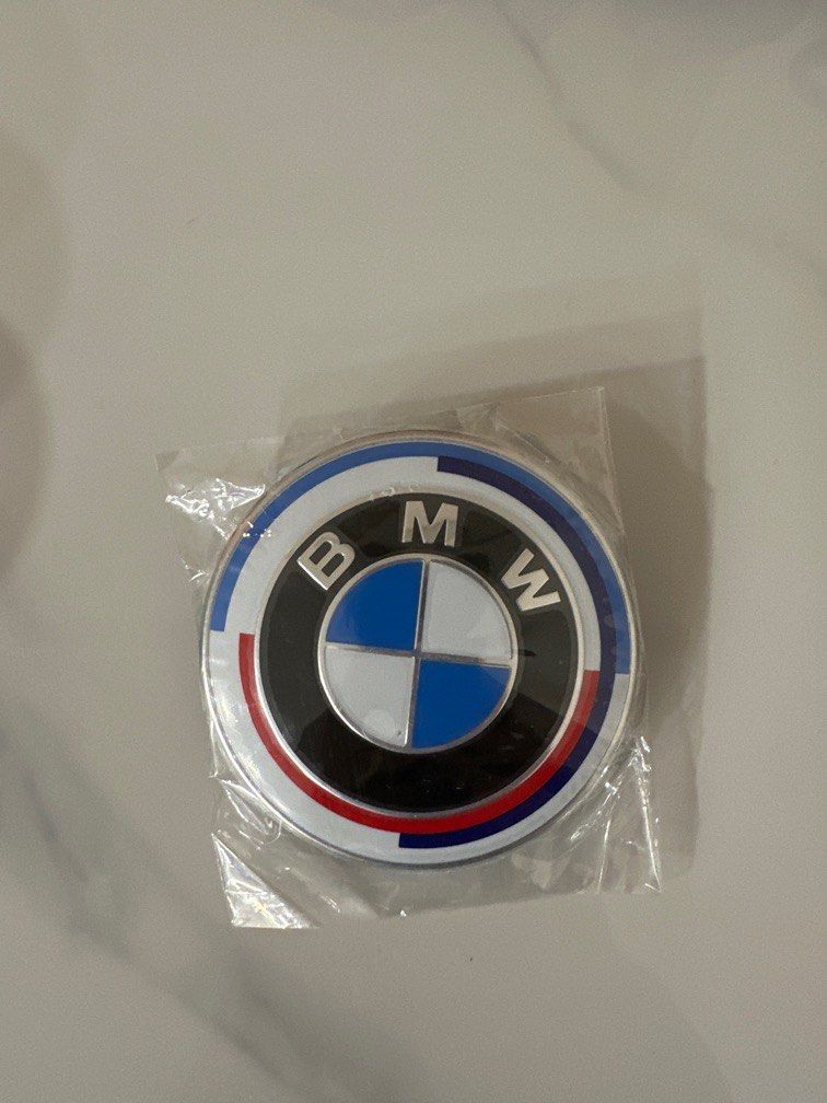 BMW Emblem 50 Jahre Edition M 45MM Für BMW Lenkrad Emblem Selbstklebend