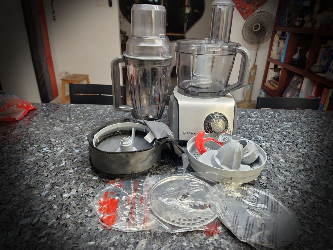 BOSCH Powerful Food Processor 1250W, TV & Home Appliances, Kitchen