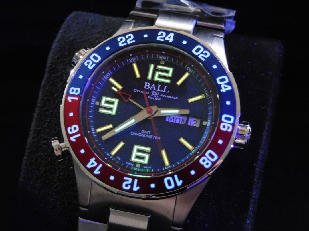 Brand New Ball Watch Roadmaster Marine GMT Pepsi