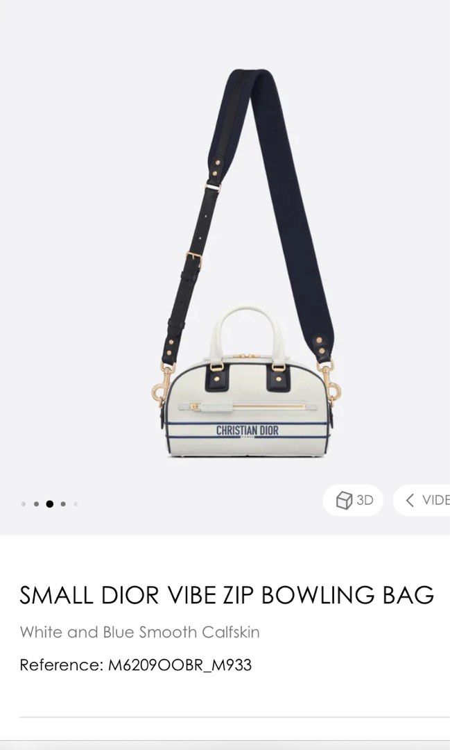 Dior bowling bag discount mini