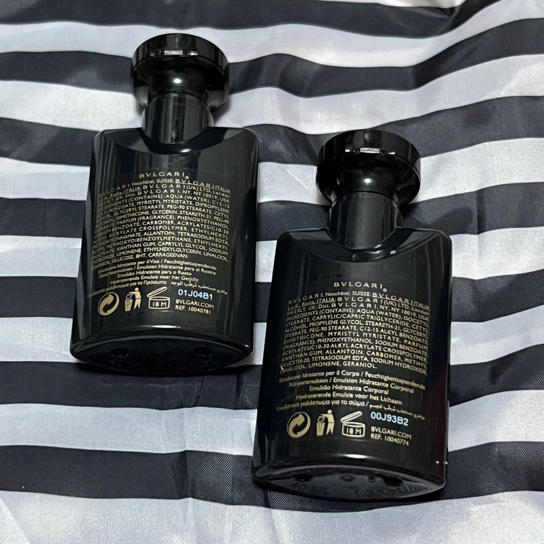 BVLGARI x Emirates Business Class Amenity Kit (Hydrating Face Emulsion