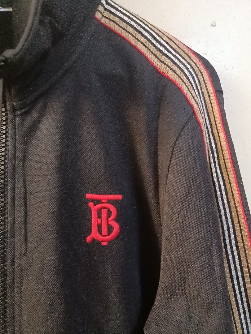 Burberry tracksuit best sale grey