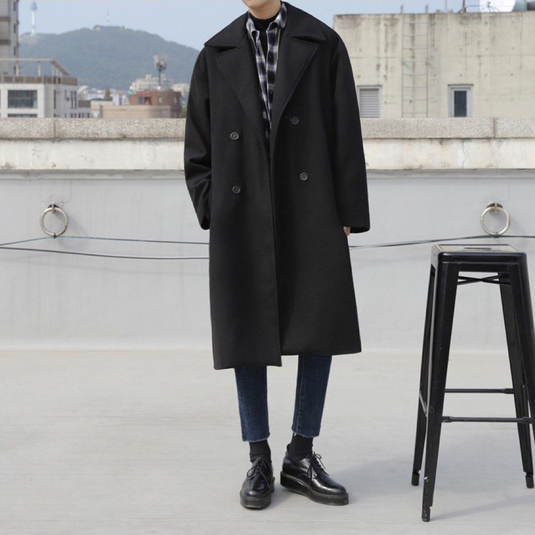 Button up Stylish man men guys boys korean Japanese oversized