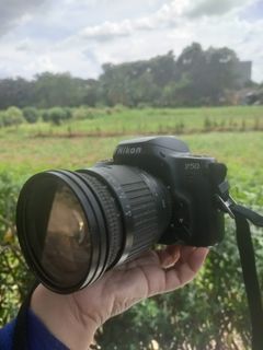 Camera nikon f50 DSLR antik lengkap dengan tas