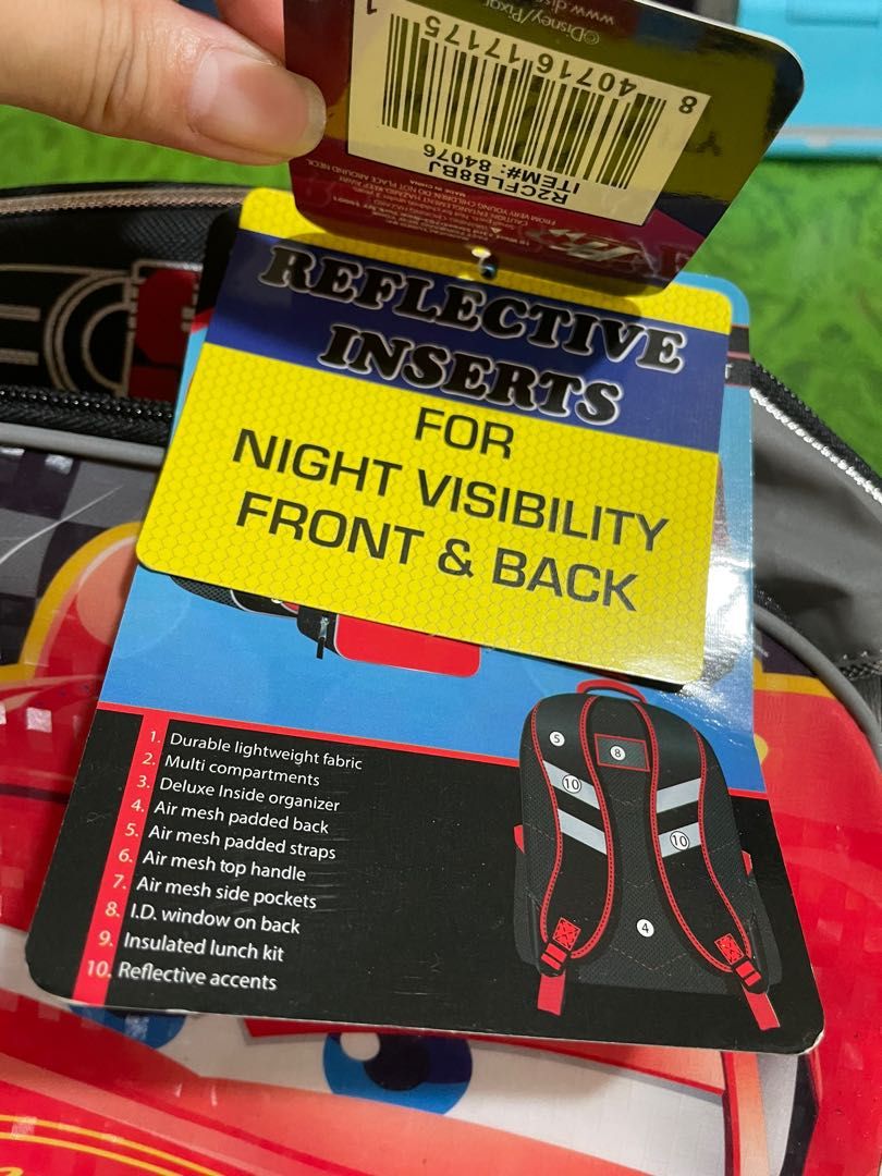 Cars Rusteze Character Mc Queen Backpack, Men's Fashion, Bags ...