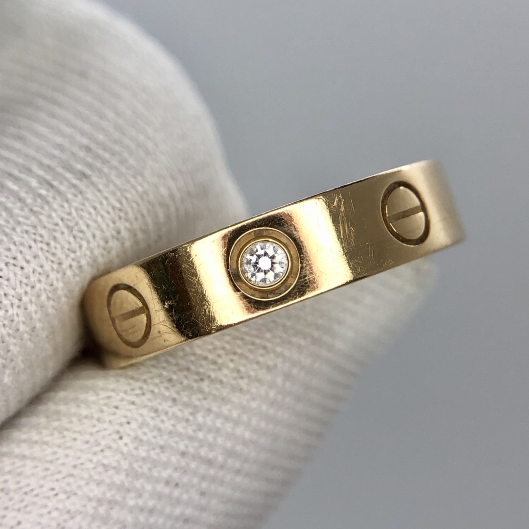 Cartier ring love 750 best sale