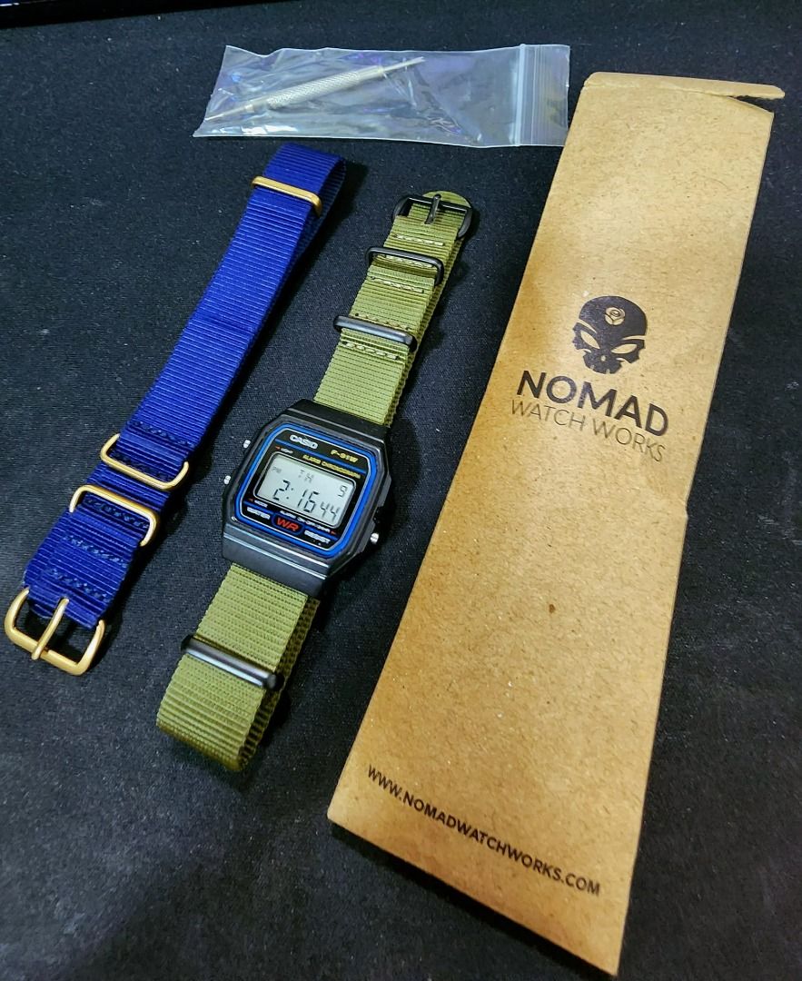 Casio f91w straps hotsell