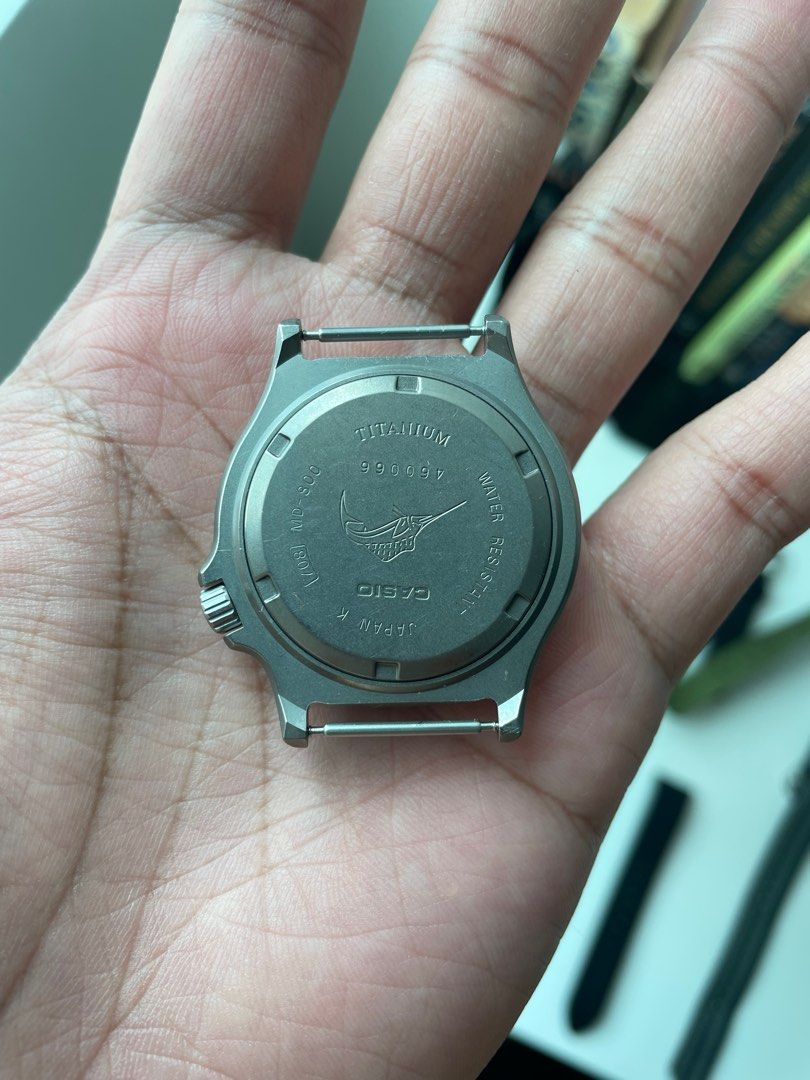 Casio Vintage Dive Watch 38MM Titanium MD 800