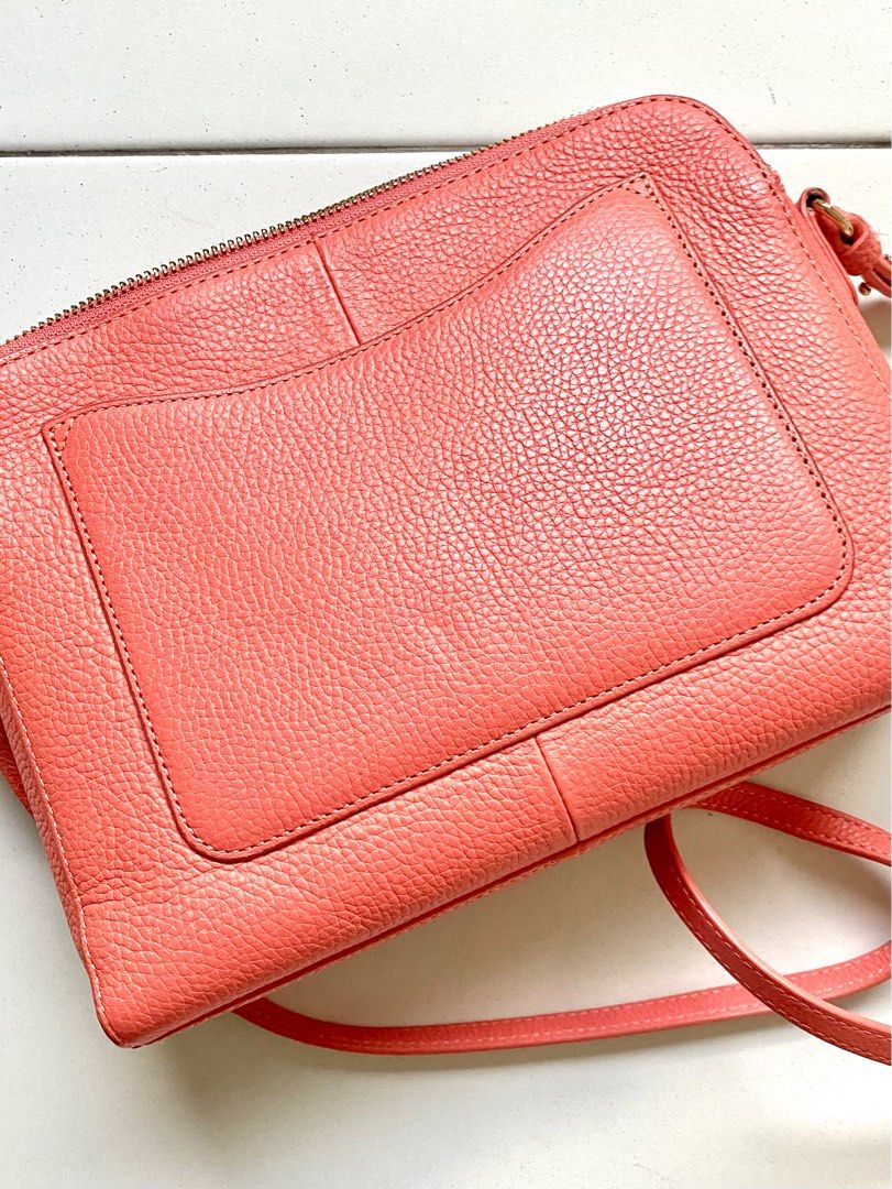 Cath kidston top pink leather bag