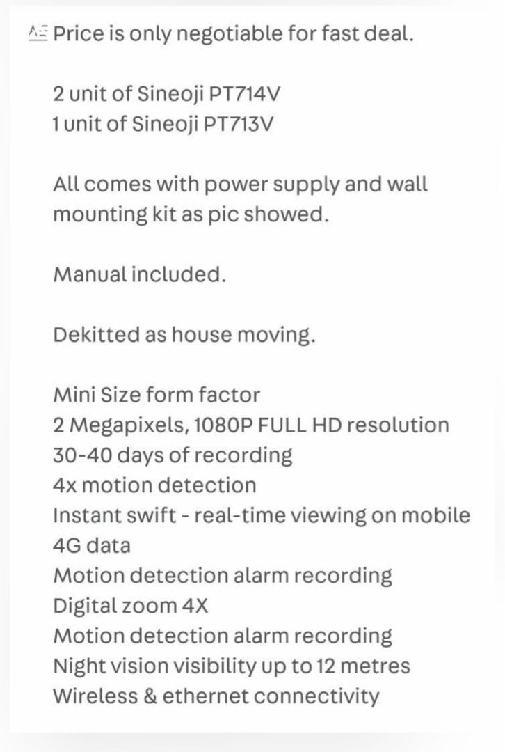 Sineoji pt714v on sale