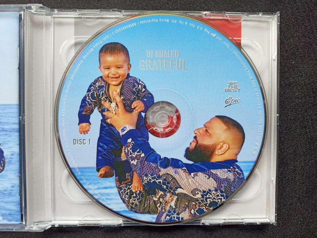 DJ KHALED – GRATEFUL (1 CD) Epic Records – Rap Hip-Hop Album