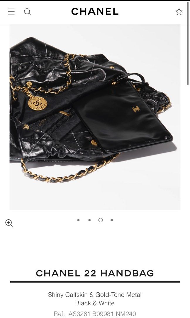 Chanel 22 handbag (23c), Women's Fashion, Bags & Wallets, Shoulder