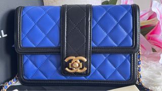 Chanel Wallet on Chain - Blue
