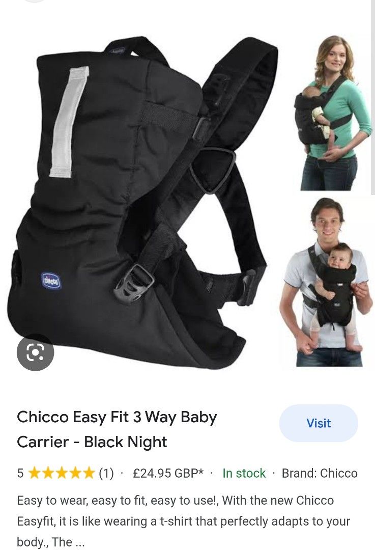 Chicco baby carrier easy hot sale fit