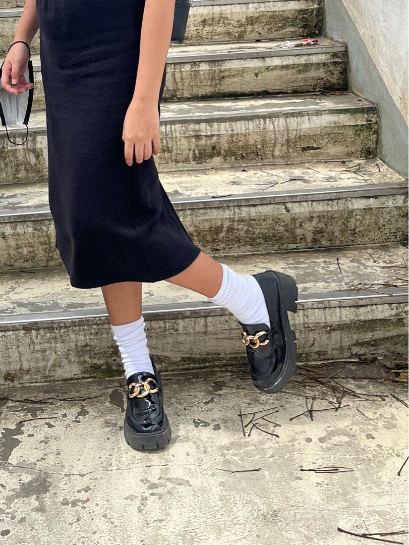 mens chunky loafers