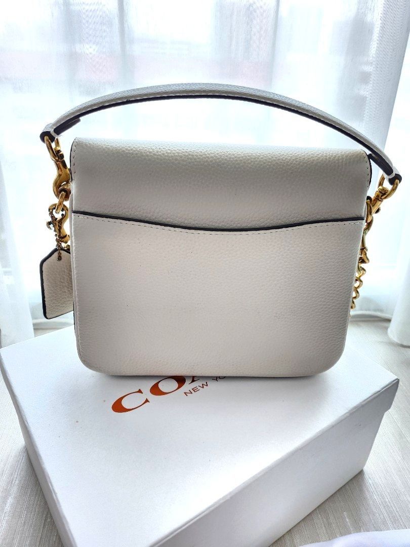 White coach crossbody bag hotsell