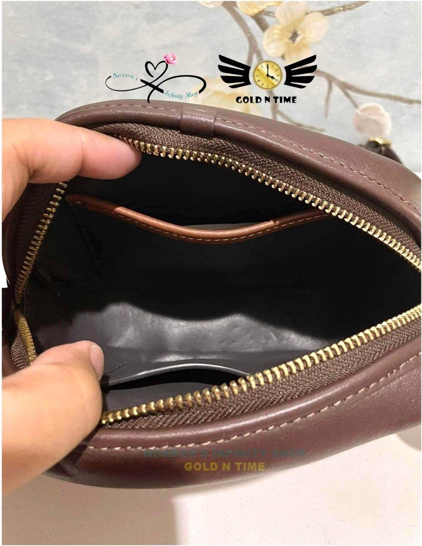 Coach Small Camera Bag In Signature Jacquard With Quilting, Luxury