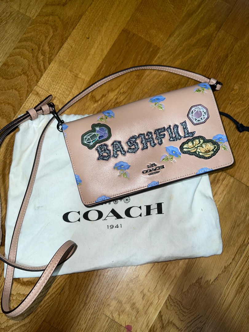 Coach x Disney Snow White Bashful WOC, Women's Fashion, Bags & Wallets ...