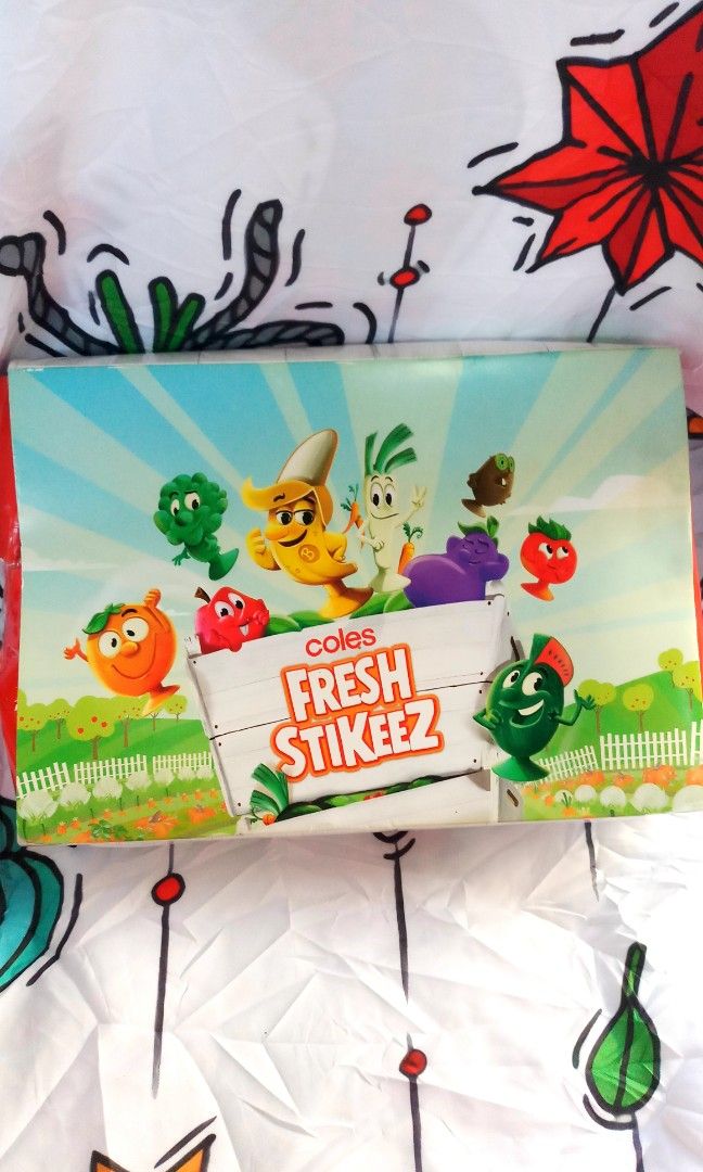 Coles Fresh Stikeez collitables set, Hobbies & Toys, Toys & Games on ...