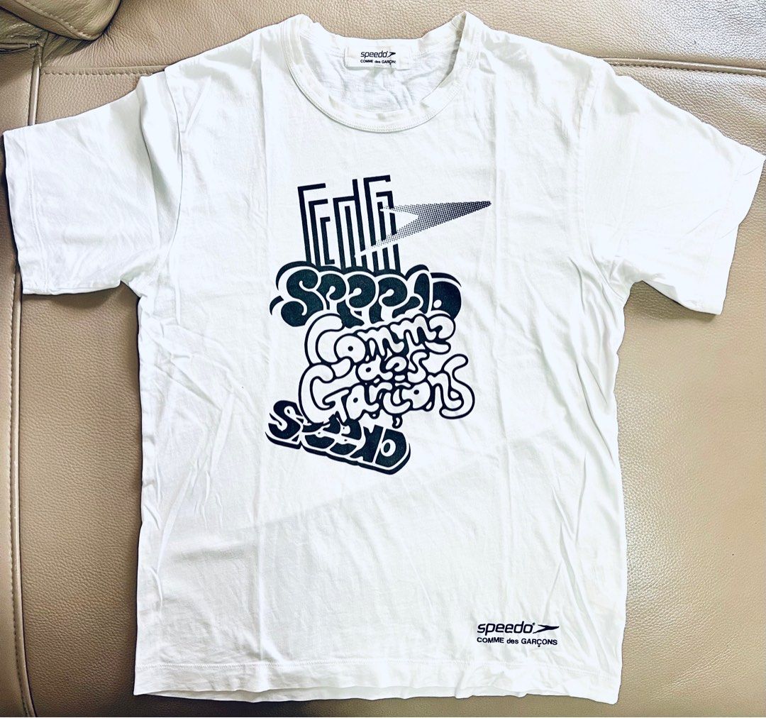 💥 絕版Comme Des Garçons x Speedo Tee T-shirt CDG homme Junya eye