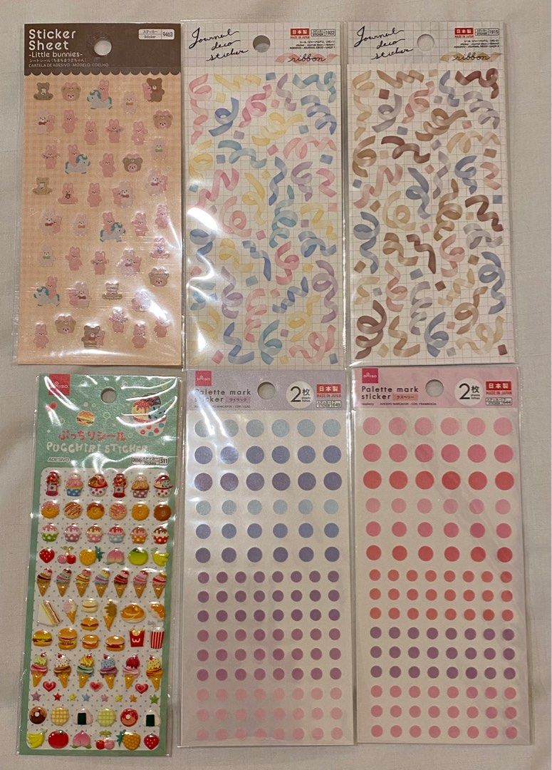 Daiso Japan stickers and post its, Hobbies & Toys, Stationery & Craft