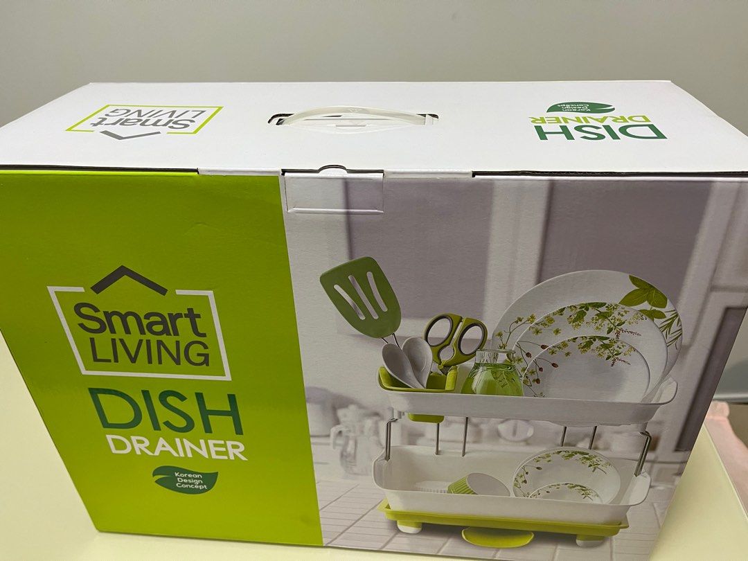 Dish Drainer / Dish Rack (pink colour), Furniture & Home Living ...