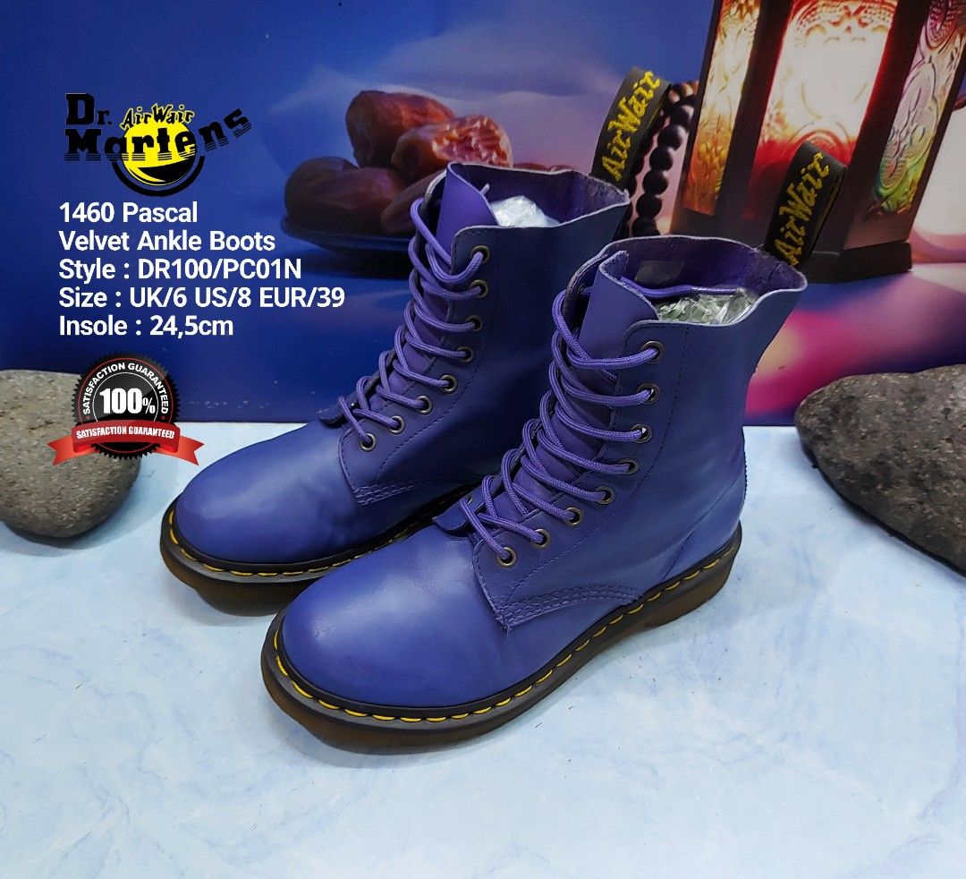 Ankle Boots 1460 Pascal Velvet Doc Martens Martens VEGAN 1460