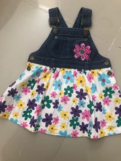 Dress Flowery Denim