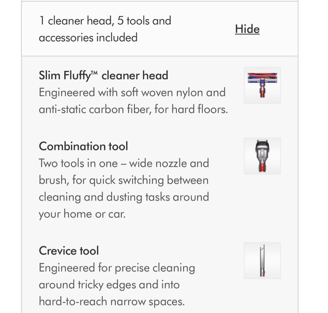 Dyson v8 Slim Fluffy (Brand New), TV & Home Appliances, Vacuum Cleaner