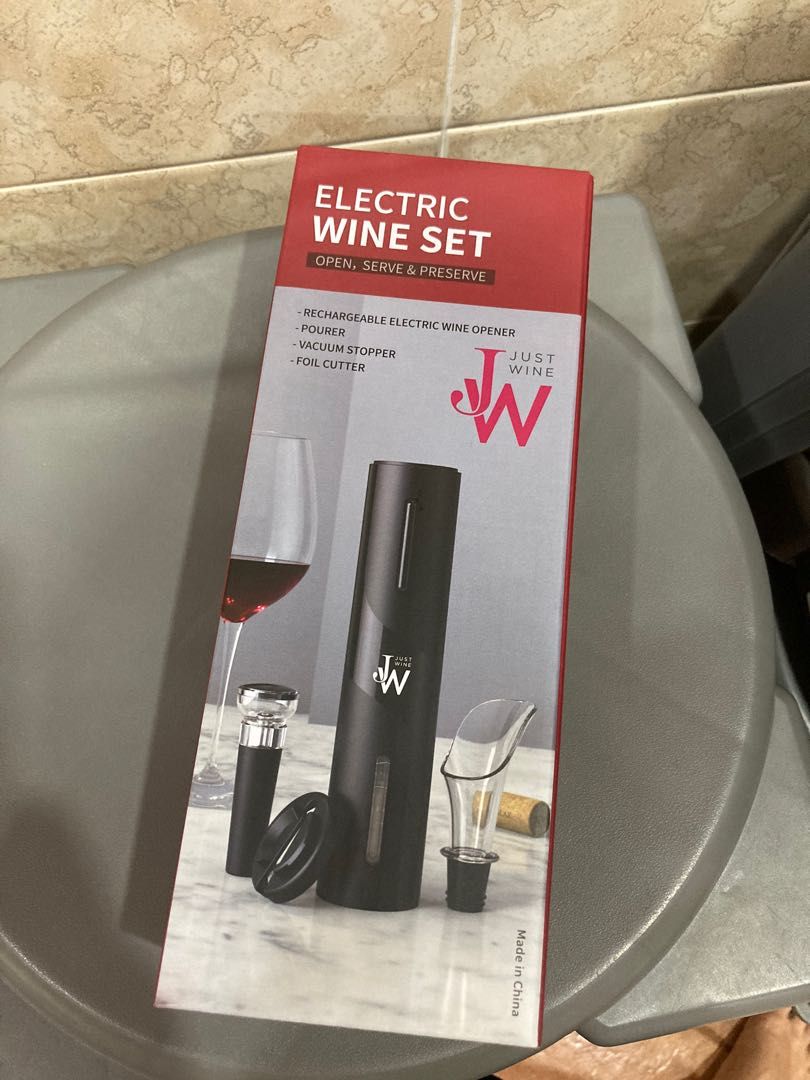 Electric Wine Set, Furniture & Home Living, Kitchenware & Tableware ...