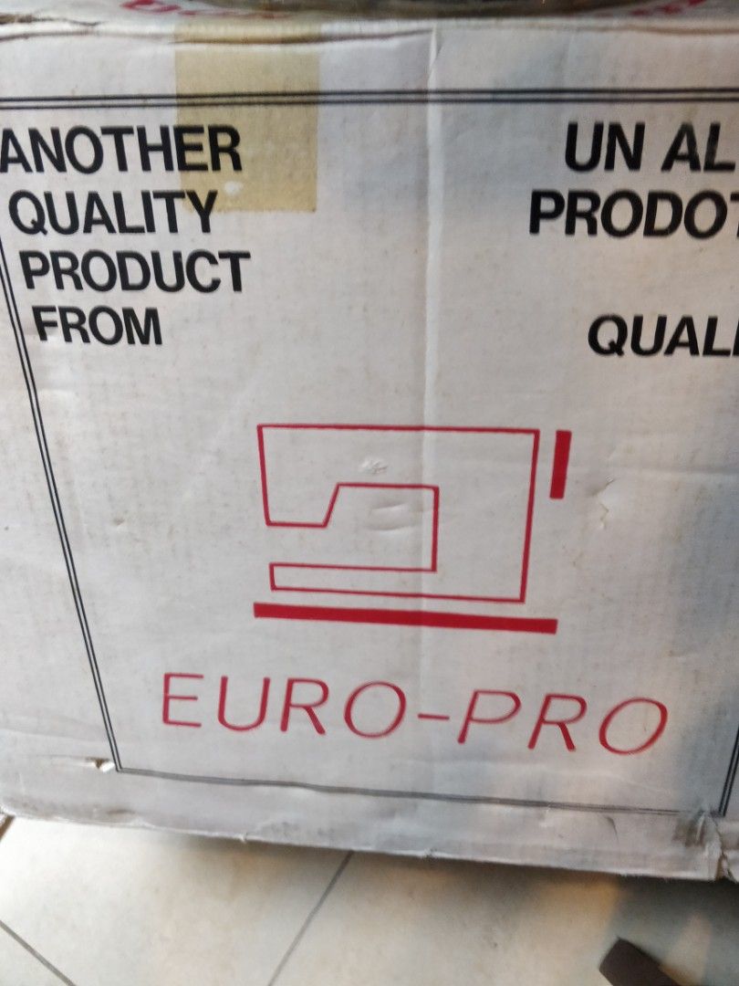 Euro Pro Deluxe X Sewing machine Denim & Silk, TV & Home Appliances