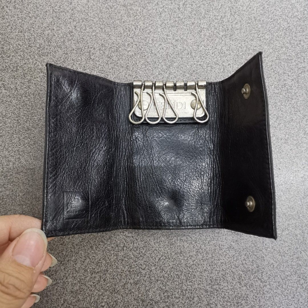 Fendi key hot sale ring pouch