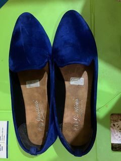 Flatshoes flat shoes wanita bludru