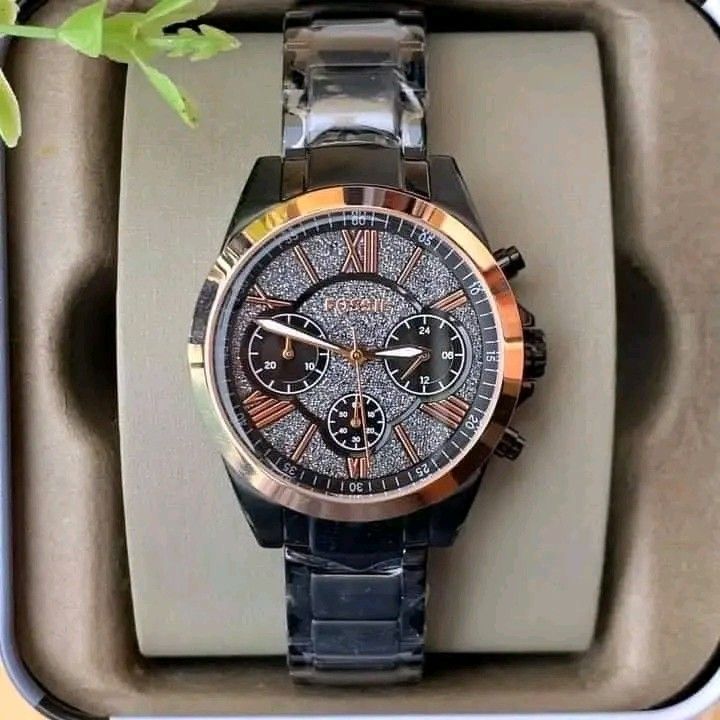 Fo ssil BQ3169 Black Chronograph Watch