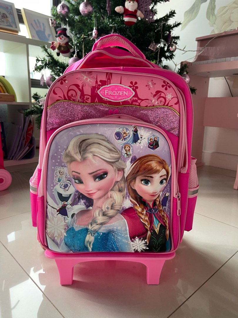 Frozen Trolley Bag, Babies & Kids, Babies & Kids Fashion on Carousell