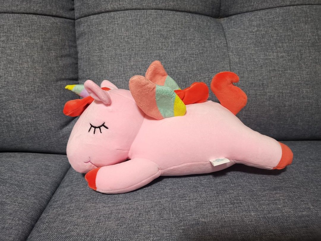sleeping unicorn plush