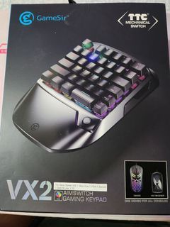 Gamesir VX2 AimSwitch 遊戲鍵盤和鼠標套件適用於 PS Xbox  Switch Windows PC 遊戲