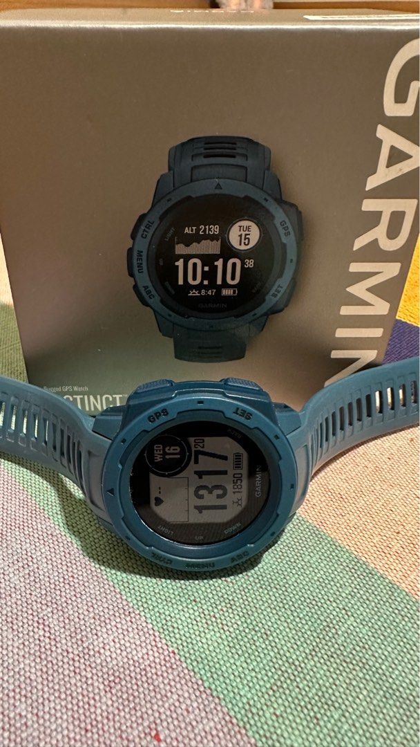 Garmin instinct new arrivals lakeside blue review