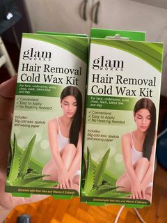 FREE Glam Works Hair Removal Cold Wax Kit (2pcs)